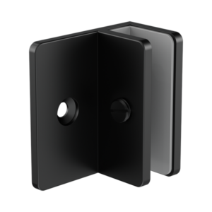 Nero Shower F Bracket 10mm Glass Matte Black - NRSH202aMB