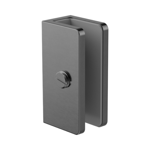 NRSH203aGM-Shower-U-Bracket-10mm-Glass-Gun-Metal-Thumb.png Nero Shower U Bracket 10mm Glass Gun Metal - NRSH203aGM