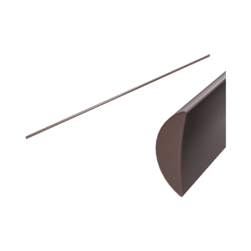 NRSH401BZ-Half-Round-Water-Seal-Rail-750mm-Brushed-Bronze-Thumb.png Nero Half Round Water Seal Rail 750mm Brushed Bronze - Matte White - NRSH401BZ