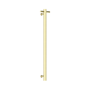 Nero Heated Vertical Towel Rail Brushed Gold - NRV900HBG