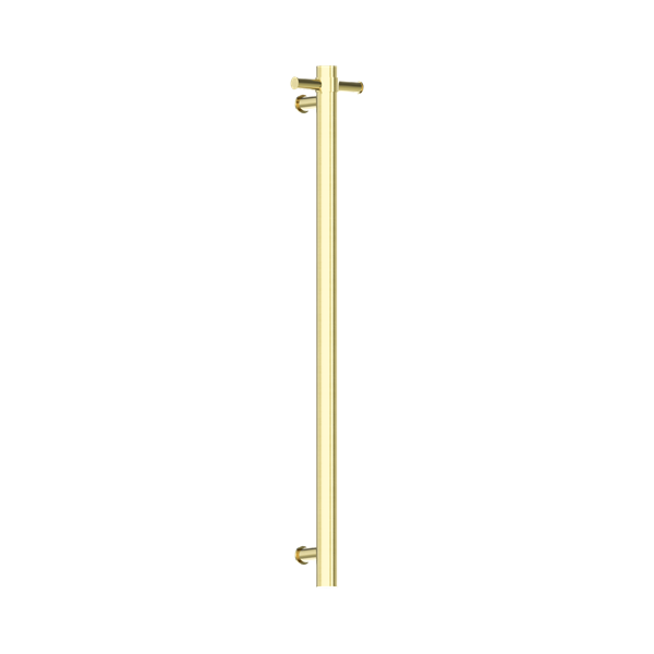 Nero Heated Vertical Towel Rail Brushed Gold - NRV900HBG