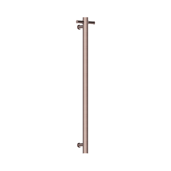 Nero Heated Vertical Towel Rail Brushed Bronze - NRV900HBZ