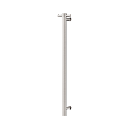 Nero Non-Heated Vertical Towel Rail 900mm Brushed Nickel - NRV901BN