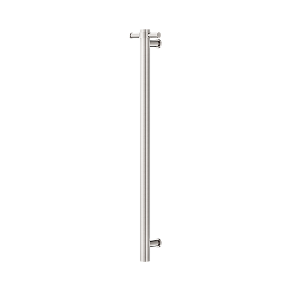 Nero Non-Heated Vertical Towel Rail 900mm Brushed Nickel - NRV901BN