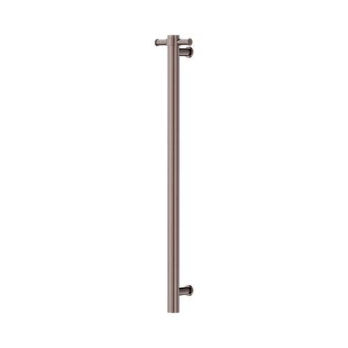 Nero Non-Heated Vertical Towel Rail 900mm Brushed Bronze - NRV901BZ