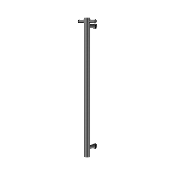 Nero Non-Heated Vertical Towel Rail 900mm Gun Metal - NRV901GM