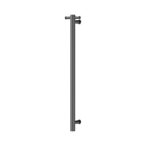 Nero Non-Heated Vertical Towel Rail 900mm Graphite - NRV901GR