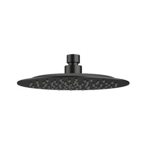 Amoza 200mm S/S Over Shower Head - Matt Black - S5086MB