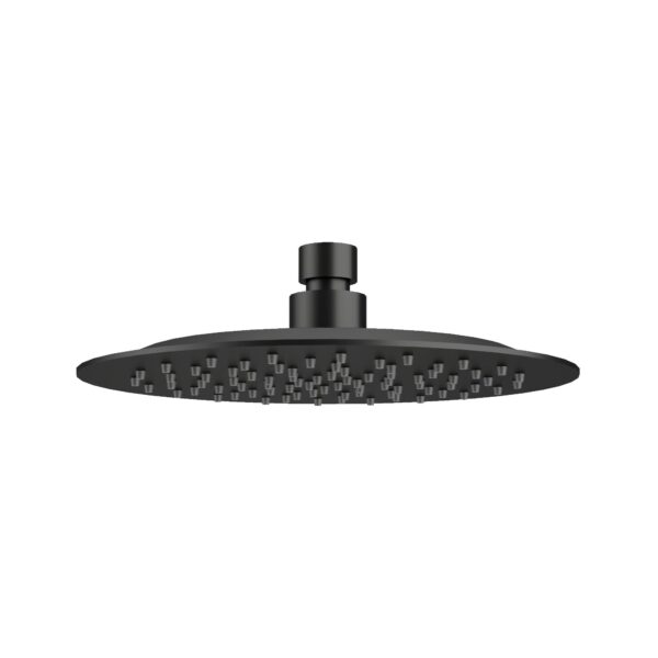 Amoza 200mm S/S Over Shower Head - Matt Black - S5086MB