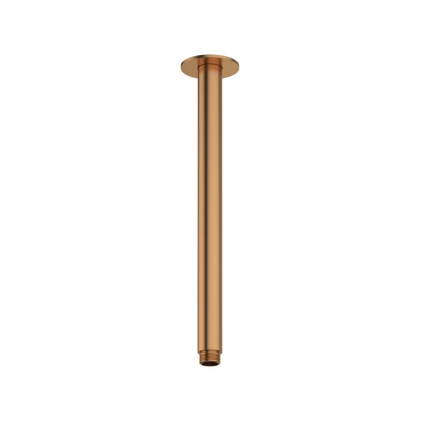 Amoza 300mm Ceiling Shower Arm - Brushed Copper - S5090-1BC