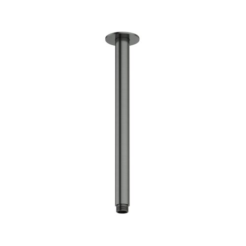 S5090-1GM.jpg Amoza 300mm Ceiling Shower Arm - Gun Metal - S5090-1GM