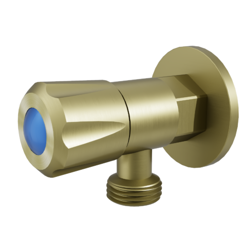 TH402-BG.png Amoza DN15Mini 1/4Turn C/D Cistern Tap With Cover Plate - Brushed Gold - TH402BG
