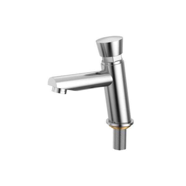 Amoza DN15 7's Timed Flow Pillar Tap LF - Chrome - TP501