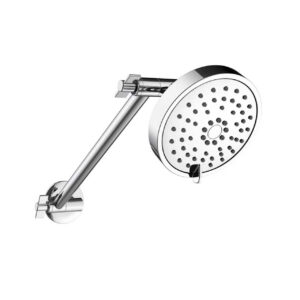 Amoza All Directional Shower Arm with 3F Functions Head - Chrome - S1201